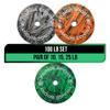 FringeSport Savage Bumper Plates Set and Pairs - Olympic Weight Plate - Rubber Weight Plates with Steel Insert Strength Training Plate (10lb - 460lb) view 1