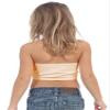 Kurve Girls Bandeau Tube Bra - Strapless Bandeau Bra,UV Protective Fabric UPF50+, Nude, Age (9-14) view 3