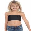 Kurve Girls Bandeau Tube Bra - Strapless Bandeau Bra,UV Protective Fabric UPF50+, Black, Age (9-14) view 4