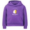 Daxton California Republic Youth Unisex Pullover Hoodie Mid-Weight Fleece Sweatshirt, Purple, Medium view 1