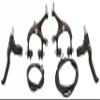 Lowrider Black Alloy 570a Bike Brake Set. Front and Rear Bicycle Brake Set Bike Brake Set view 1