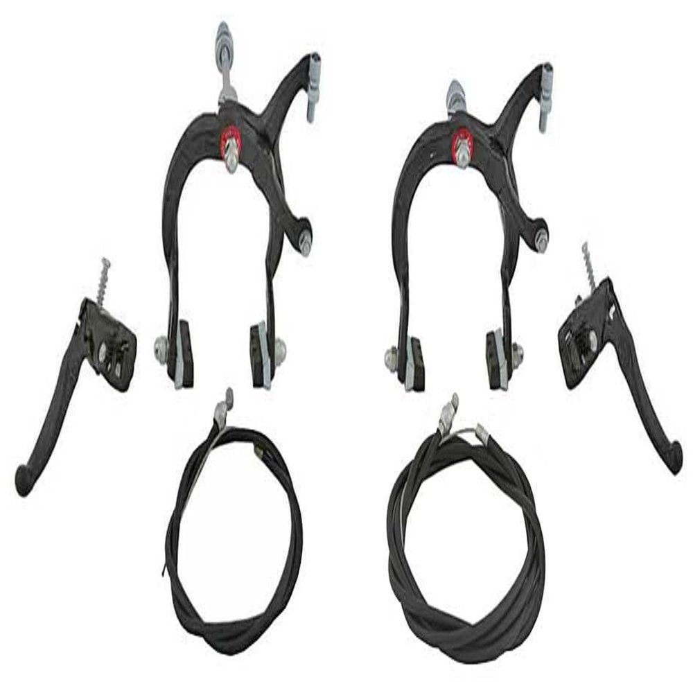 Lowrider Black Alloy Bike Mx Brake Set. Front and Rear Bicycle Brake Set Bike Brake Set