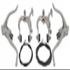 Lowrider Chrome Alloy Bike Racing Brake Set. Front and Rear Bicycle Brake Set Bike Brake Set view 1