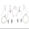 Lowrider White Alloy Bike Mx Brake Set. Front and Rear Bicycle Brake Set Bike Brake Set view 1