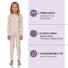 Rocky Thermal Underwear Kids Girls Thermal Underwear Set Long Johns kid Thermals Kid Base Layer kids thermals top bottom set, Floral Design, Large, Standard-185 GSM, THERMALS SET view 2