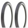 Two Bike tire Duro 26 x 2.125 Black/White Side Wall Blue Line HF-133. Bicycle tire,Bike Parts,Bicycle Parts view 1