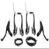 Lowrider Black Alloy 408 Bike V-Brake with Lever. Front and Rear Bicycle Brake Set Bike Brake Set view 1