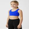 Kurve Girls Sleeveless Tank Top - Seamless Stretchy Strappy Back Crop Racerback Bra - Shirt Sports Bra for Kids, UPF 50+ Made in USA, Cobalt-83, Age 9-14 view 4