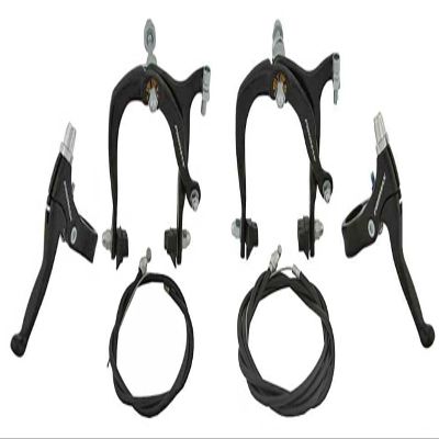 Lowrider Black Promax Bike Brake Set. Front and Rear Bicycle Brake Set Bike Brake Set