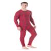 Rocky Thermal Underwear Men Long Johns Men Thermal Underwear Thermals Mens Base Layer Mens Thermals Top and Bottom Set (Red Plaid, Medium, Standard Weight - 185 GSM, One Pack) view 1