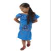 Leos Imports Traditional Girls Mexican Jocie Dress Hand Embroidered, Sleeveless Ruffle Fiesta Dress for Girls, Made in Mexico - (Aqua, Size 1) view 3