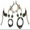 Lowrider Silver Alloy 570a Bike Brake Set. Front and Rear Bicycle Brake Set Bike Brake Set view 1