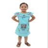 Leos Imports Traditional Girls Mexican Jocie Dress Hand Embroidered, Sleeveless Ruffle Fiesta Dress for Girls, Made in Mexico - (Mint, Size 1) view 1