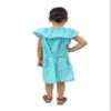 Leos Imports Traditional Girls Mexican Jocie Dress Hand Embroidered, Sleeveless Ruffle Fiesta Dress for Girls, Made in Mexico - (Mint, Size 1) view 2