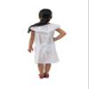 Leos Imports Traditional Girls Mexican Jocie Dress Hand Embroidered, Sleeveless Ruffle Fiesta Dress for Girls, Made in Mexico - (White, Size 2) view 2