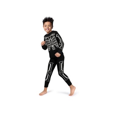 Rocky Thermal Underwear Kids, Boys Thermal Underwear Set Long Johns Thermals Kids Base Layer kid thermals top bottom set Boys Winter Clothes Shirt & Pants, Ski/Extreme Cold (Skeleton, X-Large)