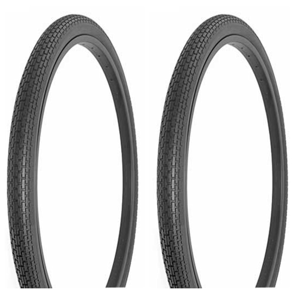 Two Bike tire 26 x 2 x 1-3/4 S7 Black/Black Side Wall FR-120A. Bicycle tire,Bike Parts,Bicycle Parts