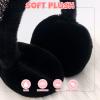 XIAOHAWANG Winter Earmuffs for Kids Girl Warm Ear Muffs Baby Boy Plush Padded Ear Warmer (C-BLACK) view 2
