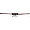 SJHY Bicycle Accessories 25.4mm-31.8mm Pipe Clamp Foldable Bicycle Horizontal Handlebar Aluminum Alloy Bicycle Handle Bar Mountain Bike Handlebar Bike Parts view 3