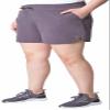 Mondetta Womens Pull-On Short (Purple Charcoal, X-Large) view 1