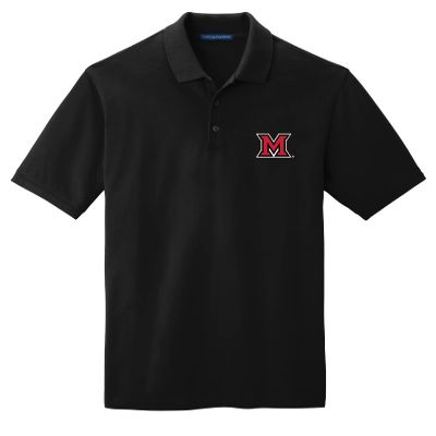 J2 Sport Miami University Redhawks Adult Polo Black