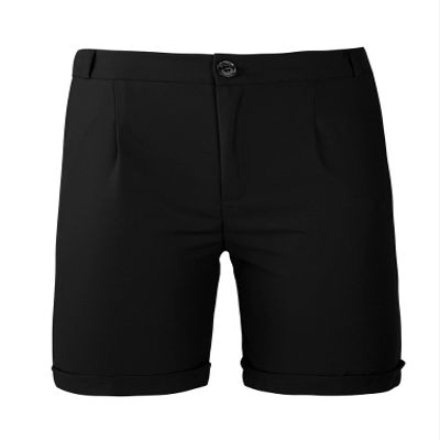 YONGHS Boys Flat Front Slacks Slim Fit Solid Dress Pants or Shorts Kids School Uniform Clothes Black Shorts 2-3 Years