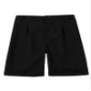 YONGHS Boys Flat Front Slacks Slim Fit Solid Dress Pants or Shorts Kids School Uniform Clothes Black Shorts 2-3 Years view 3