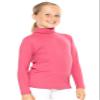 Girl's Long Sleeve Turtleneck Top Hot Pink Small view 2