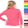 Girl's Long Sleeve Turtleneck Top Hot Pink Small view 3