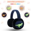 XIAOHAWANG Kids Boy Warm Earmuffs for Children Girl Winter Ear Muffs Cold Weather Ear Warmer (B-grey green) view 4