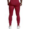 A WATERWANG Men's Slim Jogger Pants, Tapered Athletic Sweatpants for Jogging Running Exercise Gym Workout (Wine Red, X-Large) view 2
