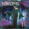 EraSpooky Women Sorceress Dress Hooded Halloween Witch Costume Medieval Renaissance Retro Gown view 2