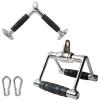 WANGPP Double D Handle Cable Attachment, V Shaped Handle, Exercise Machine attachments for Gym,with Rubber Grip,Home Strength Training for Fitness view 1