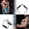WANGPP Double D Handle Cable Attachment, V Shaped Handle, Exercise Machine attachments for Gym,with Rubber Grip,Home Strength Training for Fitness view 2
