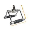 WANGPP Double D Handle Cable Attachment, V Shaped Handle, Exercise Machine attachments for Gym,with Rubber Grip,Home Strength Training for Fitness view 3