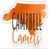 Campbell University Fighting Camels Watercolor State Decorative Decal 2-Inch Officially Licensed Collegiate Product