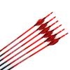 12pc Custom Length Carbon Arrows for 10-70 Lb Recurve Bow ID 4.2mm .165" 22-32 Inch Spine 400 500 600 700 800 900 1000 Target Practice & Hunting Arrow Adult Youth Shooting view 3