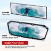 Marine Rearview Mirrors, Universal Upgrade Wide Angle Convex Rear View Boat Mirror for Ski Boats Yacht Pontoon Boat Watercraft Surfing view 2