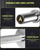 AboveGenius Pair of 16" Olympic Dumbbell Handles, Loadable Dumbbell Bars for 2-inch Olympic Weight Plates Great for Home Gym Strength Training, Weight Bars with 2 Pair of Spring Collars view 4