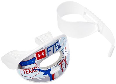 Under Armour Air Lip Guard for Football, Full Mouth Protection, Compatible with Braces, Instant Fit