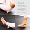Navaris Cork Massage Roller Ball Set (3 Pieces) - Peanut Roller, Massage Ball, Mini Roller for Back and Muscles view 2