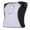 TUOY Padded Sleeveless Shirt Chest Sternum Protector Heart Guard Compression Protective Shirt view 1