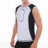 TUOY Padded Sleeveless Shirt Chest Sternum Protector Heart Guard Compression Protective Shirt view 3