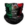 Multifunctional Mexico Flag Skull Face Tube Scarf Bandana Skeleton Headwear Balaclava Neckerchief Neck Gaiter for Fishing Yard Working view 1