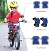 Wakauto 1set Boy Girl Protective Gear Knee Pads Elbow Pads and Wrist Guards Lightweight and Breathable for Roller Skating Biking and Outdoor Sports Suitable for Ages view 4