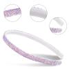 Fishdown Glitter Headbands for Girls, 6Pcs Flash Head Bands Women Sparkly Headband Teen Girls Plastic Hair Hoop Hairbands view 3