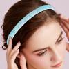 Fishdown Glitter Headbands for Girls, 6Pcs Flash Head Bands Women Sparkly Headband Teen Girls Plastic Hair Hoop Hairbands view 4