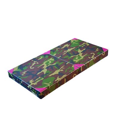 Exercise Mat Camouflage Gymnastics Tumbling Mat, High-Elastic Sponge Training Mat, Oxford Cloth Mat for Home Gym (Size : 120x60x5cm)