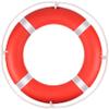 Life Ring, 23" Boat Safety Throw Rings, Life Preserver Ring with Reflective Tape, Orange view 1
