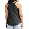 JustBlanks Halter Tank Tops for Women - Sleeveless High Neck Ribbed Knit Tank Top - Top for Women, Athletic Tank Top Black Frost view 2